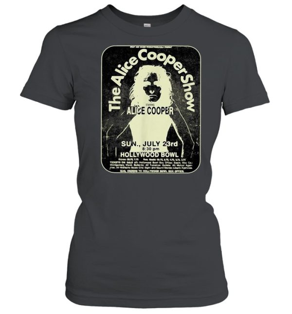 The Alice Cooper Show Alice Cooper Hollywood Bowl Concert T-shirt