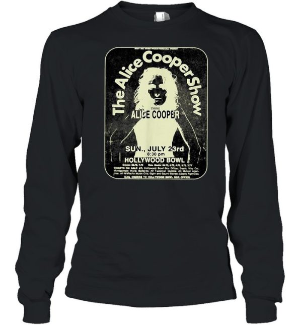 The Alice Cooper Show Alice Cooper Hollywood Bowl Concert T-shirt