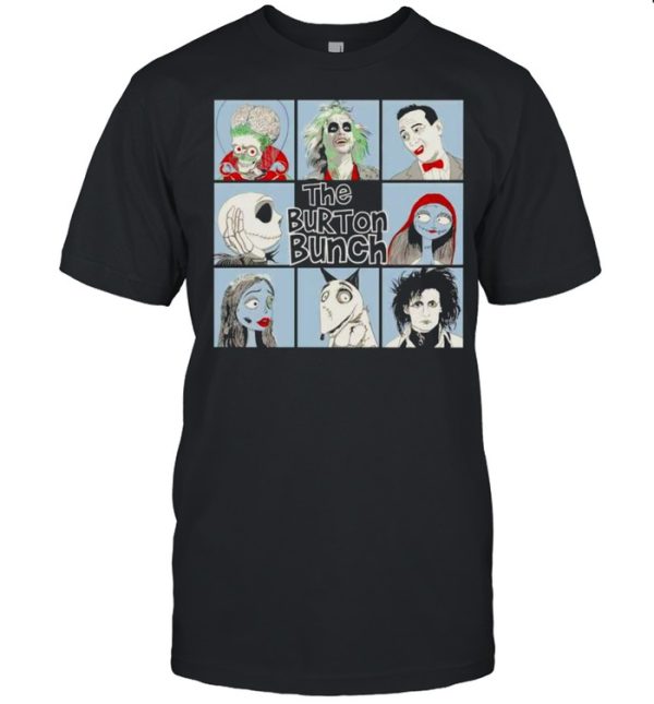 The Burton Bunch Halloween characters shirt