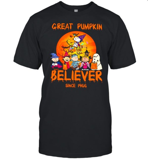 The Peanuts Snoopy And Friends Great Pumpkin Believer Halloween Shirt