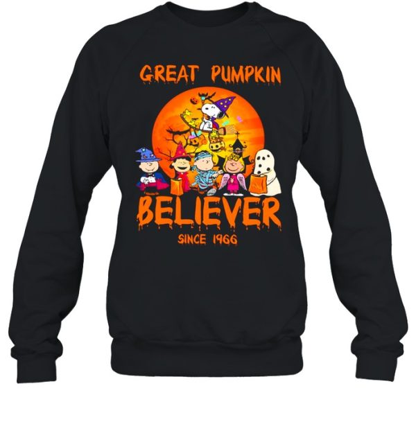 The Peanuts Snoopy And Friends Great Pumpkin Believer Halloween Shirt