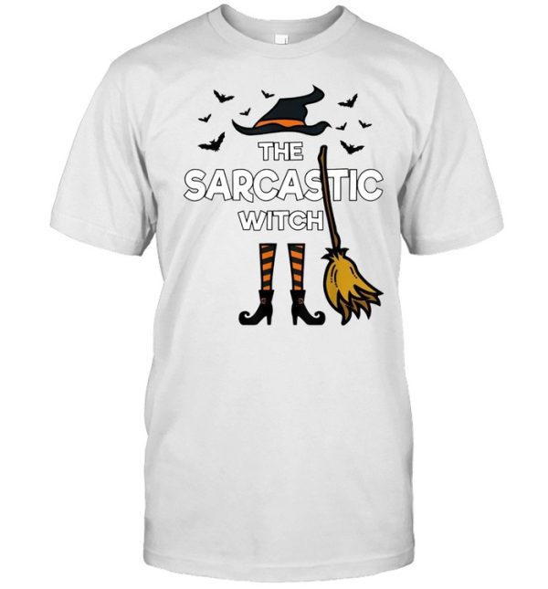 The Sarcastic Witch, Matching Family Halloween Party Costume shirt