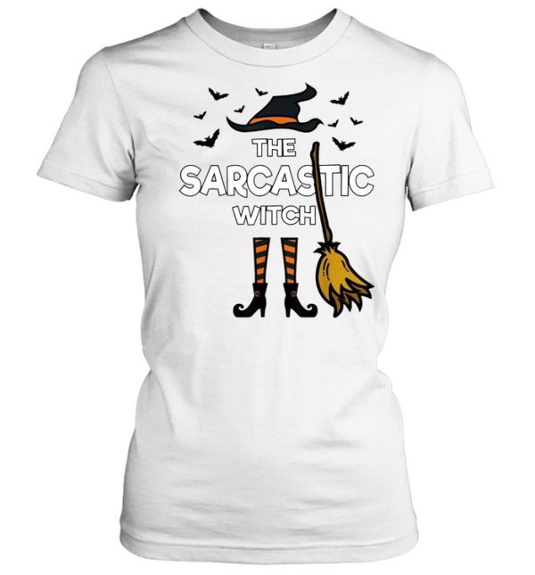 The Sarcastic Witch, Matching Family Halloween Party Costume shirt