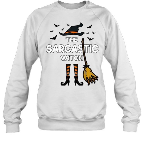 The Sarcastic Witch, Matching Family Halloween Party Costume shirt