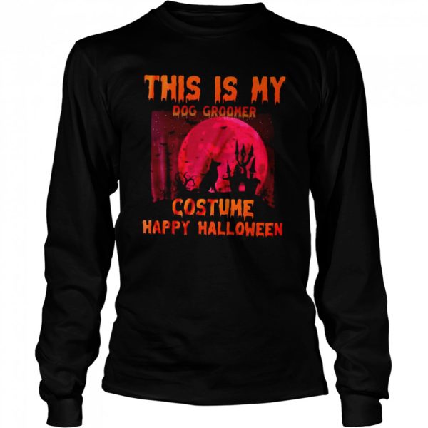 This Is My Dog Groomer Costume Happy Halloween T-shirt