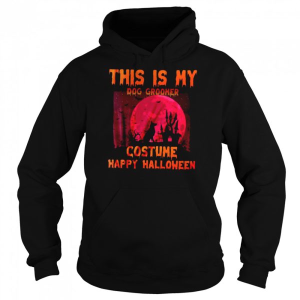 This Is My Dog Groomer Costume Happy Halloween T-shirt