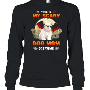 This Is My Scary Dog Mom Costume White Shih Tzu Halloween T-shirt 2 This Is My Scary Dog Mom Costume White Shih Tzu Halloween T shirt 3
