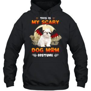 This Is My Scary Dog Mom Costume White Shih Tzu Halloween T-shirt 4 This Is My Scary Dog Mom Costume White Shih Tzu Halloween T shirt 5