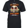 This Is My Scary Dog Mom Costume White Standard Poodle Halloween T-shirt
