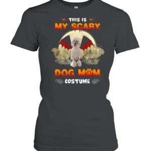 This Is My Scary Dog Mom Costume White Standard Poodle Halloween T-shirt 1 This Is My Scary Dog Mom Costume White Standard Poodle Halloween T shirt 2