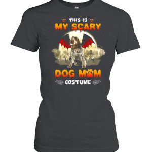 This Is My Scary Dog Mom Costume Wirehaired Pointing Griffon Halloween T-shirt