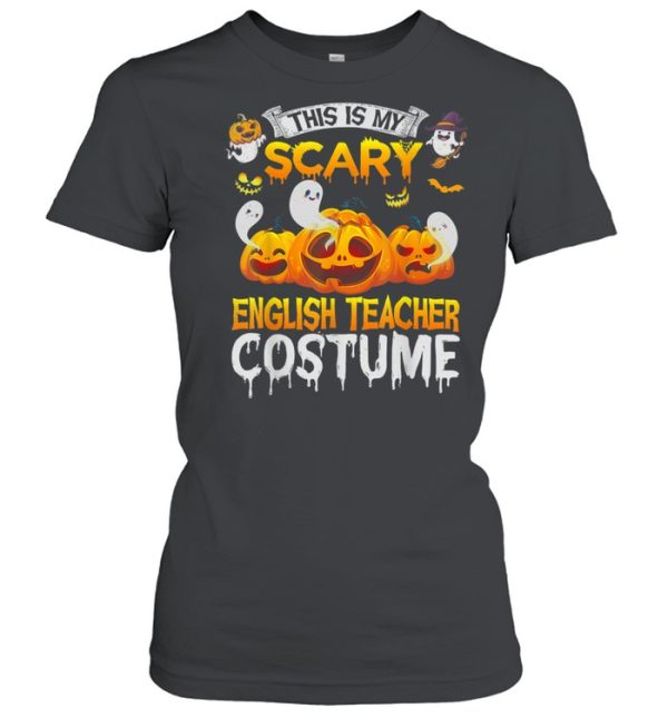 This Is My Scary English Teacher Costume Halloween shirt