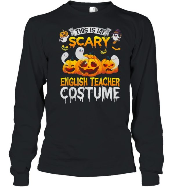 This Is My Scary English Teacher Costume Halloween shirt