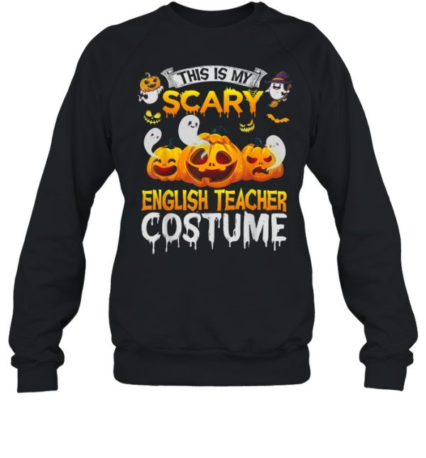 This Is My Scary English Teacher Costume Halloween shirt