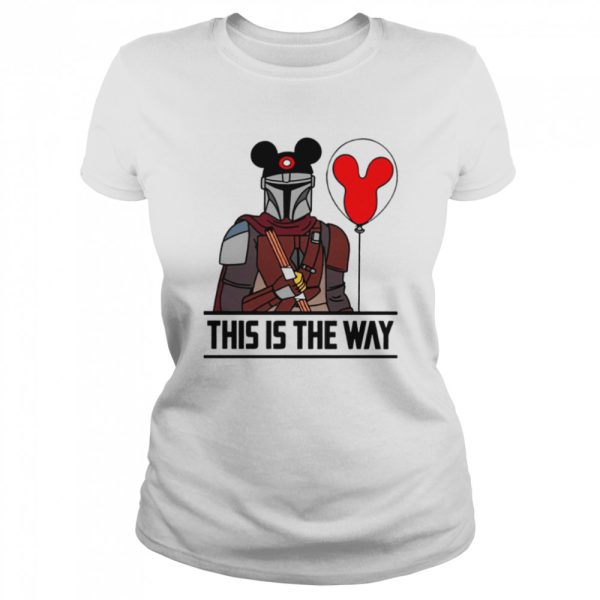 This Is The Way Star Wars Mickey Ears Mandalorian Darth Vader Halloween shirt