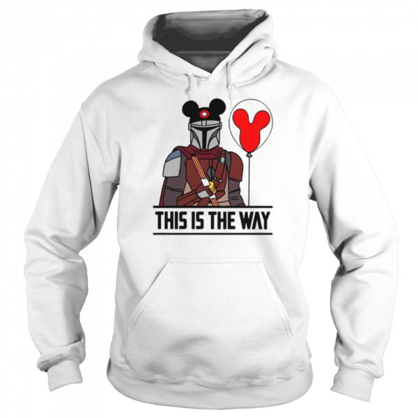 This Is The Way Star Wars Mickey Ears Mandalorian Darth Vader Halloween shirt