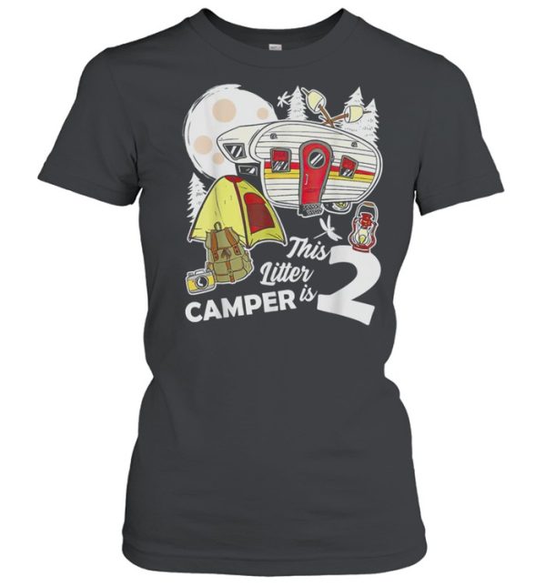 This Little Is Camping 2nd Birthday shirt