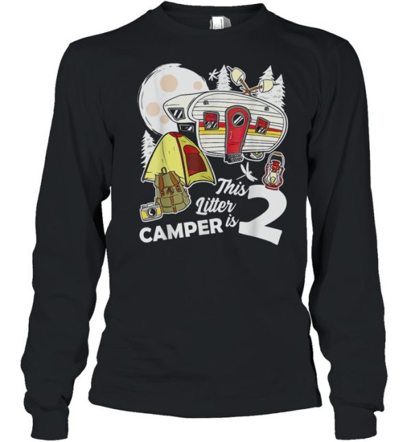 This Little Is Camping 2nd Birthday shirt