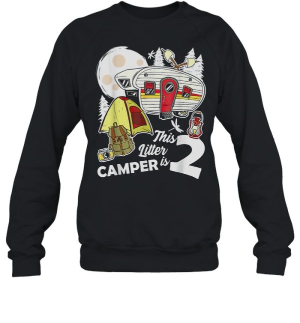 This Little Is Camping 2nd Birthday shirt