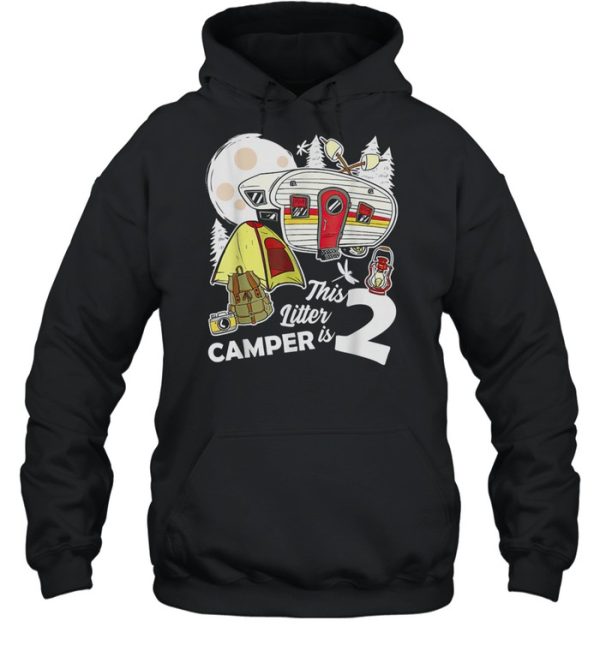 This Little Is Camping 2nd Birthday shirt