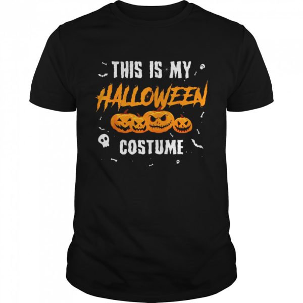 This is My Halloween Costume Halloween Party Pumpkin Shirt