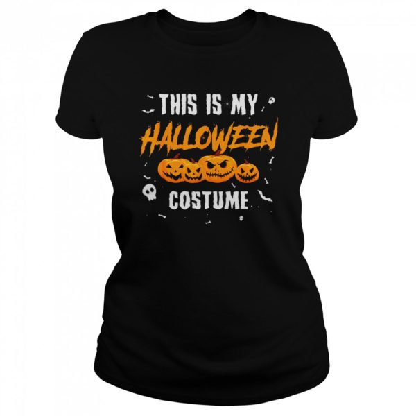 This is My Halloween Costume Halloween Party Pumpkin Shirt