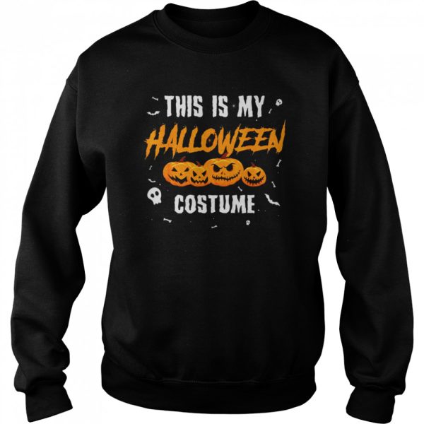 This is My Halloween Costume Halloween Party Pumpkin Shirt