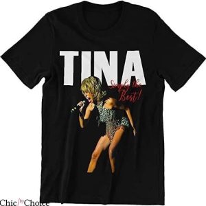 Tina Turner T-Shirt Gift for Fan Singer T-Shirt Music