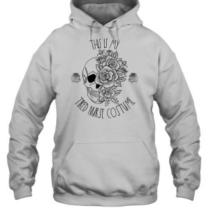 Tired Nurse Halloween Costume Floral Skull Boo Nursing Crew shirt 4 Tired Nurse Halloween Costume Floral Skull Boo Nursing Crew shirt 5