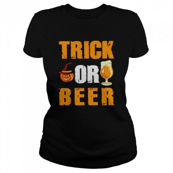 Trick Or Beer Pumpkin Halloween shirt