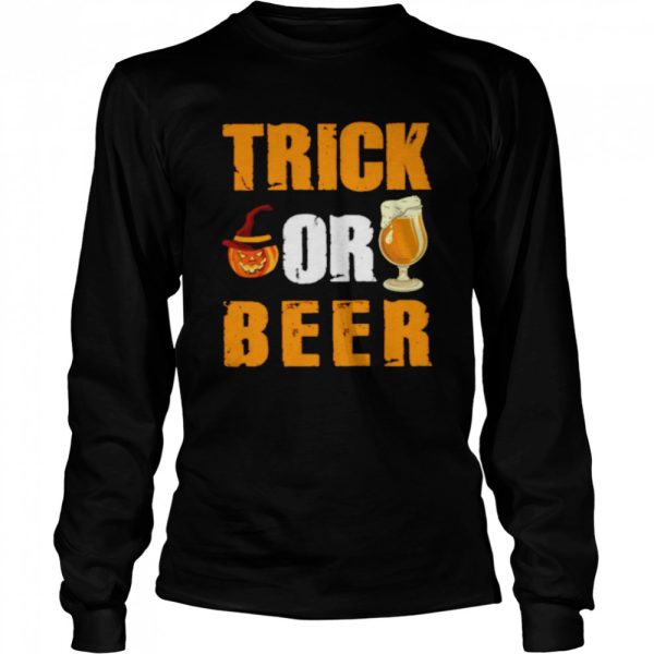 Trick Or Beer Pumpkin Halloween shirt