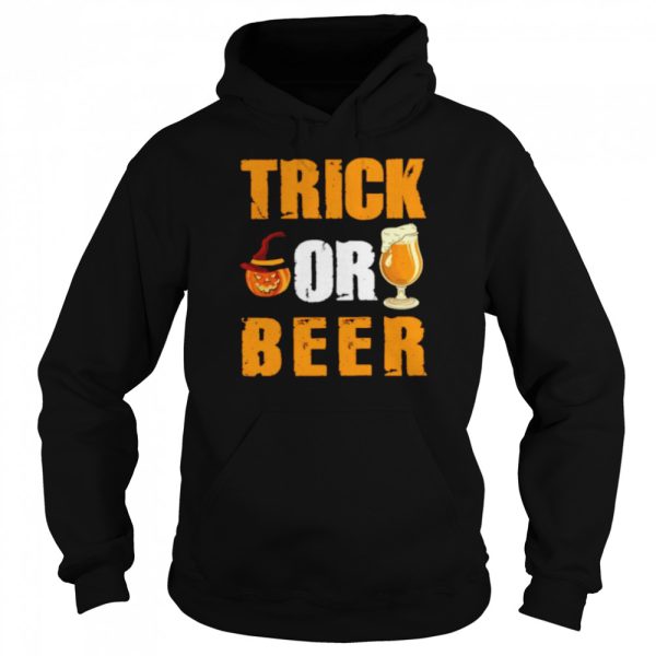 Trick Or Beer Pumpkin Halloween shirt