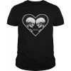 Until Death Do Us Part Skeleton Heart Lovers Halloween Lovers Gift T-Shirt