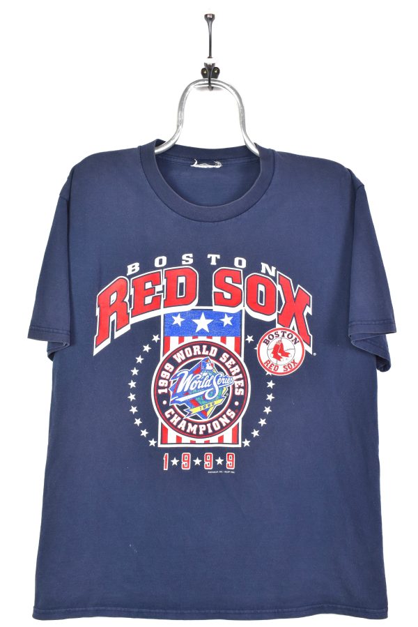 VINTAGE 1999 MLB BOSTON RED SOX NAVY T-SHIRT