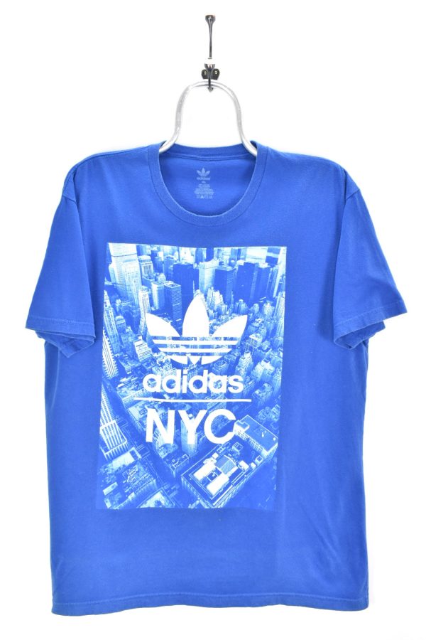 VINTAGE ADIDAS BLUE T-SHIRT