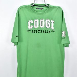 VINTAGE COOGI EMBROIDERED GREEN T-SHIRT