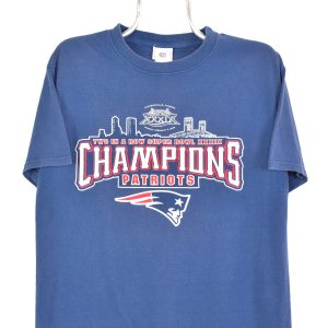 VINTAGE NFL NEW ENGLAND PATRIOTS NAVY T-SHIRT