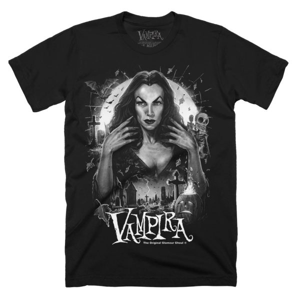 Vampira The Original Glamour Ghoul T-Shirt