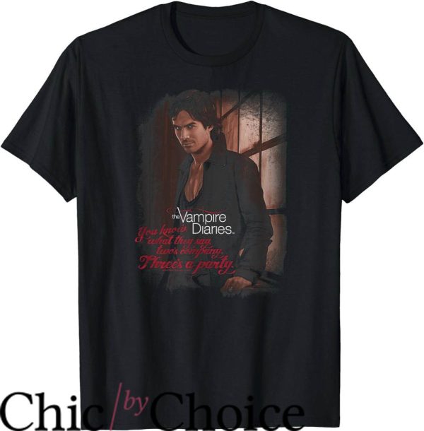 Vampire Diaries T-Shirt Threes A Party