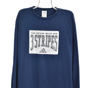 Vintage Adidas navy long sleeve t-shirt