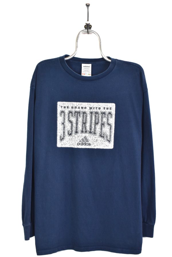 Vintage Adidas navy long sleeve t-shirt