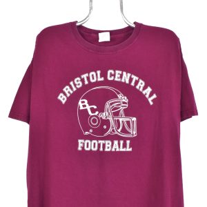Vintage Bristol Central shirt, college football graphic tee