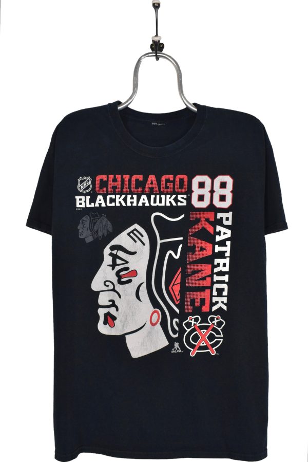 Vintage Chicago Blackhawks shirt, NHL black graphic tee