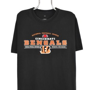 Vintage Cincinnati Bengals shirt, NFL black graphic tee