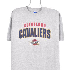 Vintage Cleveland Cavaliers shirt, NBA grey graphic tee