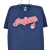 Vintage Cleveland Indians shirt, MLB navy blue graphic tee