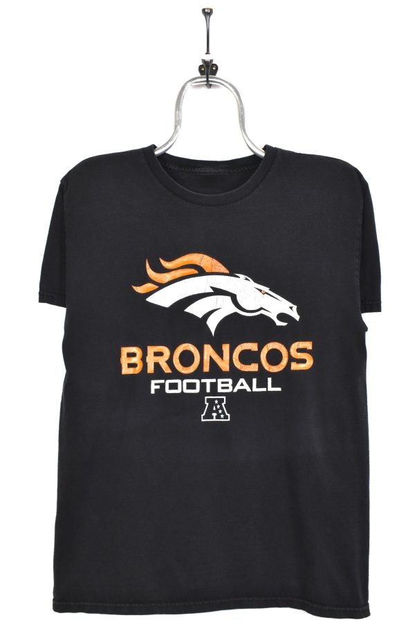 Vintage Denver Broncos shirt, NFL black graphic tee