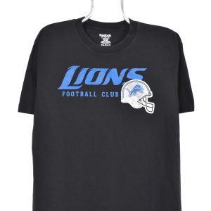 Vintage Detroit Lions shirt, NFL black graphic tee