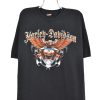 Vintage Harley Davidson shirt, black graphic tee