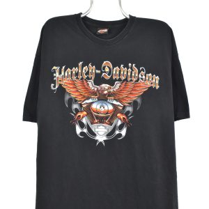 Vintage Harley Davidson shirt, black graphic tee